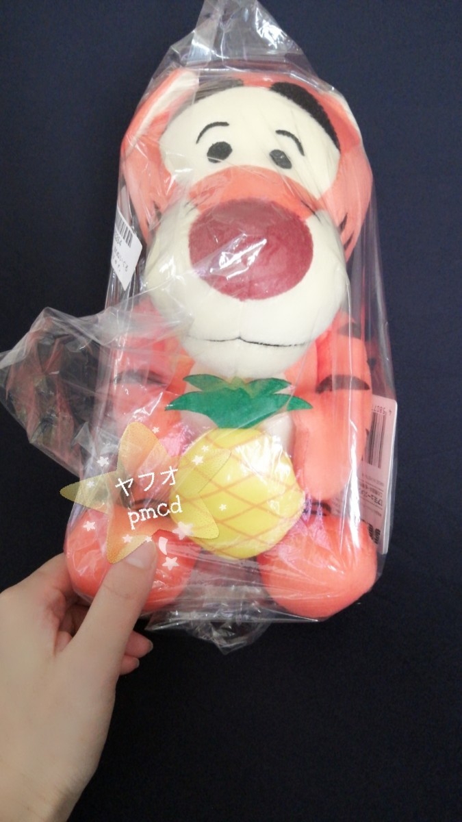 くまのプーさん Mぬいぐるみ 夏のくだものVer. “プー&ティガー” ティガー単品拍卖