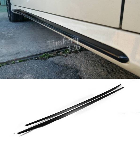 ベンツ W117 C117 W176 AMG サイドステップ スカートスポイラーマットブラック素地拍卖