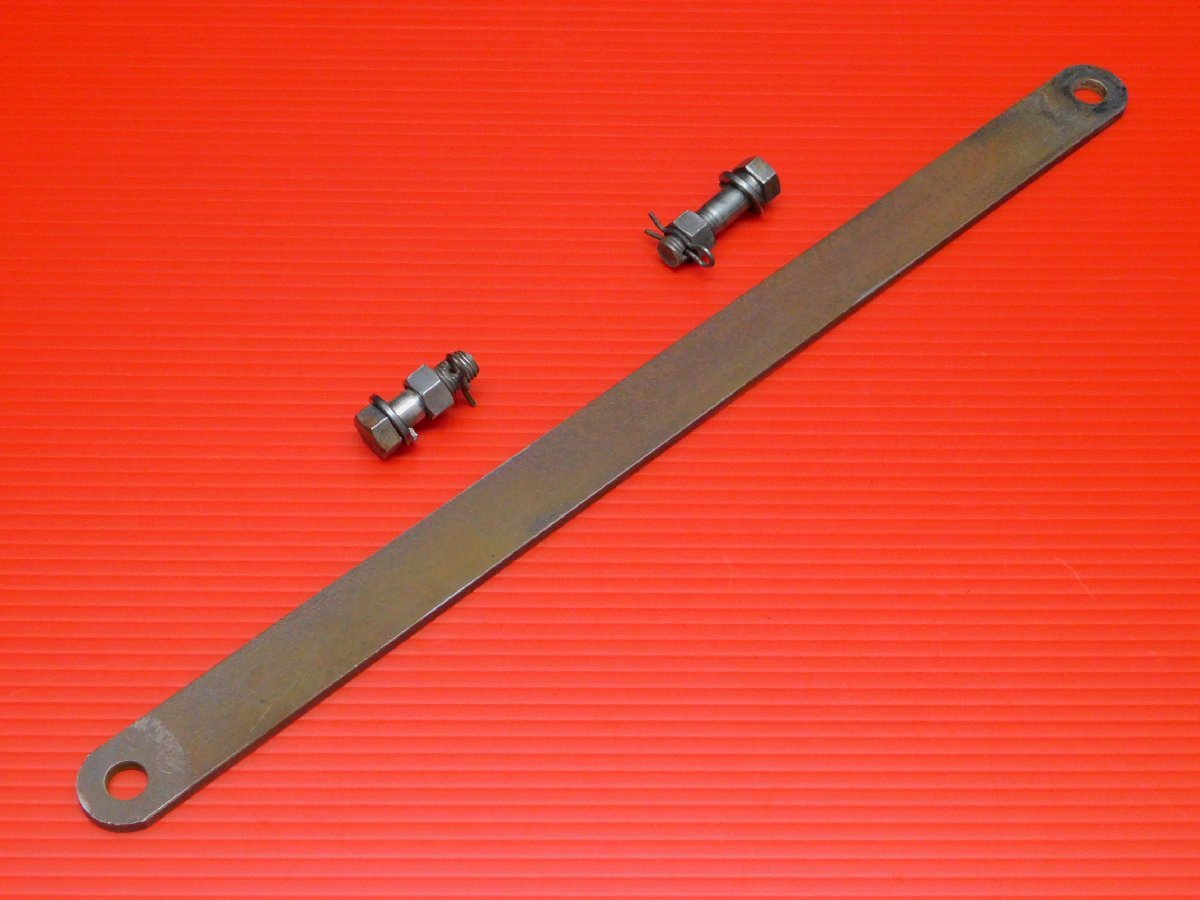 0【評価A】 kawasaki GT550 KZ550G KZ550 逆車 当時物 実動 純正 リア ブレーキ ロッド拍卖