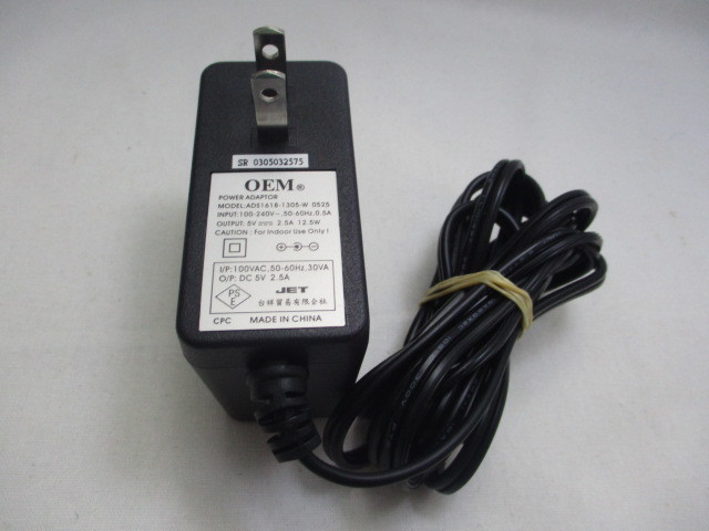 AD33079★OEM★ACアダプター★ADS1618-1305-W★保証付!即決!拍卖