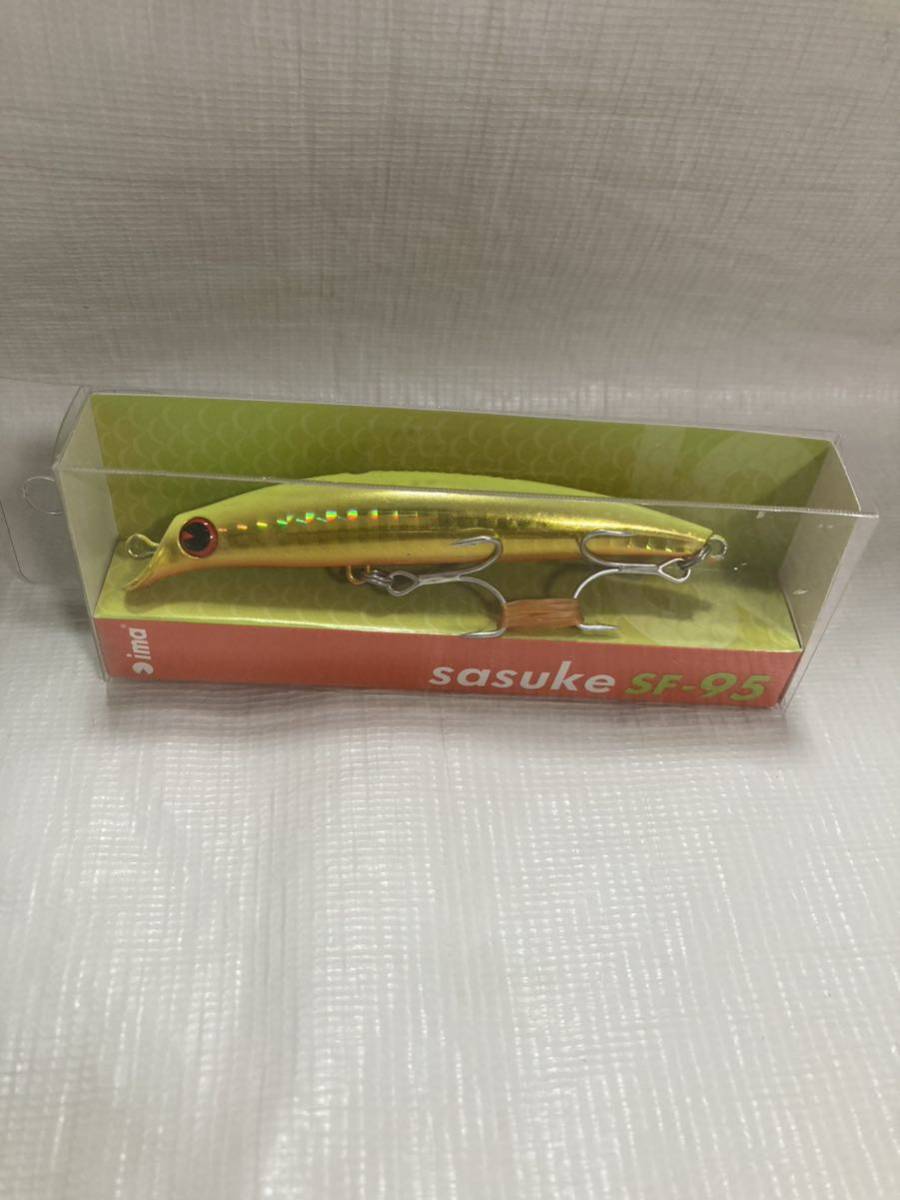 アイマ サスケ SF-95 ゴールドチャート 旧パッケージ 未使用品 ima sasuke フラットフィッシュ ヒラメ マゴチ シーバス 青物拍卖