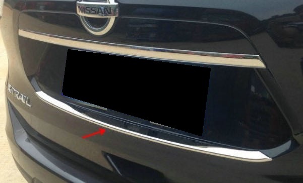 鏡面仕上げ♪ メッキ バックドア リアゲート ガーニッシュ エクストレイル T32 NT32 HT32 HNT32 20X 20S 20GT 20GTS 20Xt 20Xi 下部拍卖