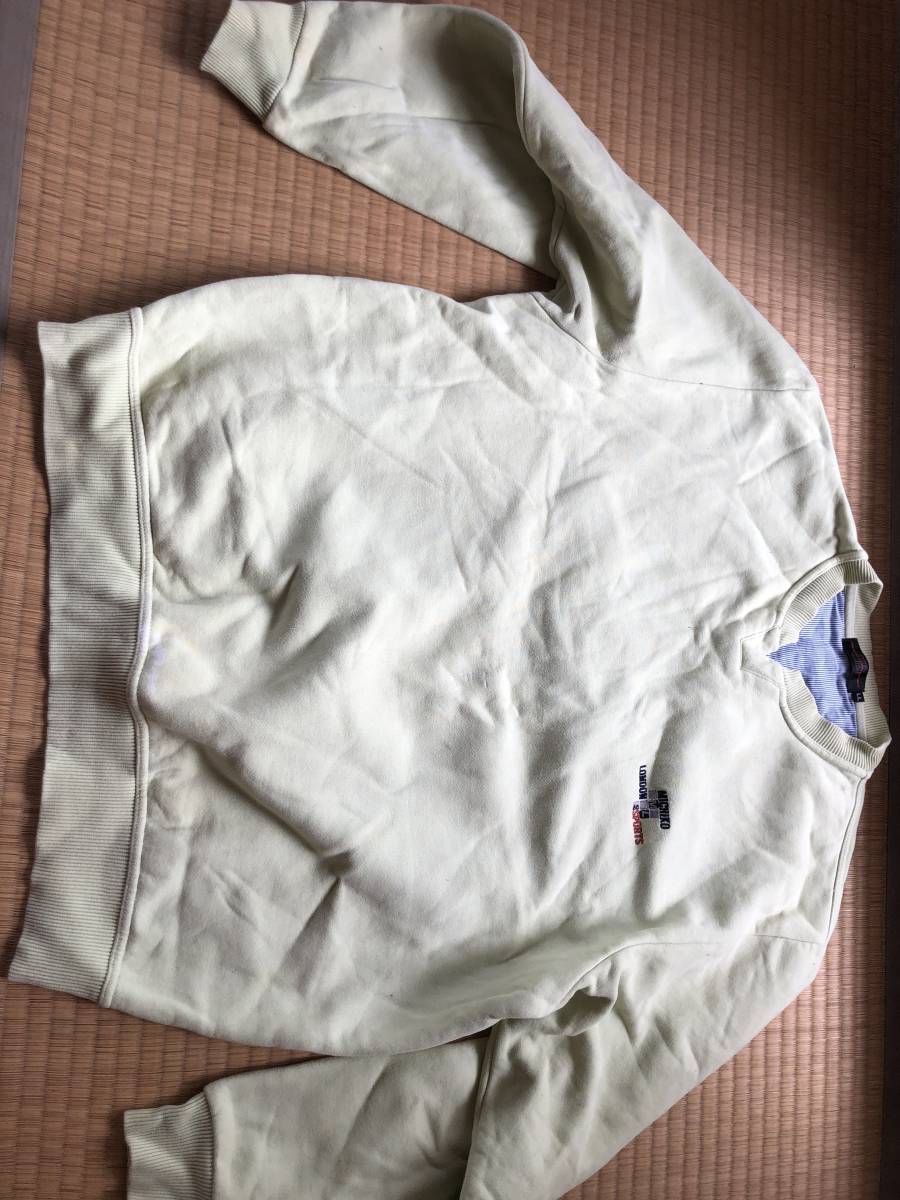 ミチコロンドンスポーツ 若草色のトレーナー サイズL L拍卖