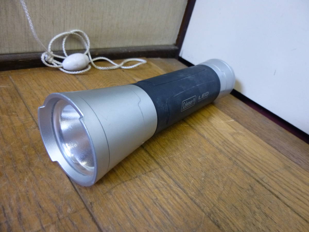 ◇中古 点灯確認済み コールマン Coleman LED ライト 懐中電灯 検索 アウトドア キャンプ拍卖