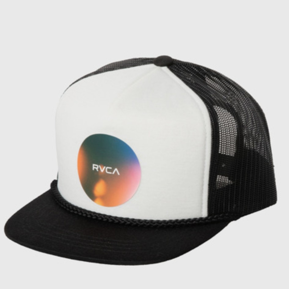 RVCA ルーカ スナップバックキャップ LENSE FOAMY TRUCKERWHITE/BLACK拍卖