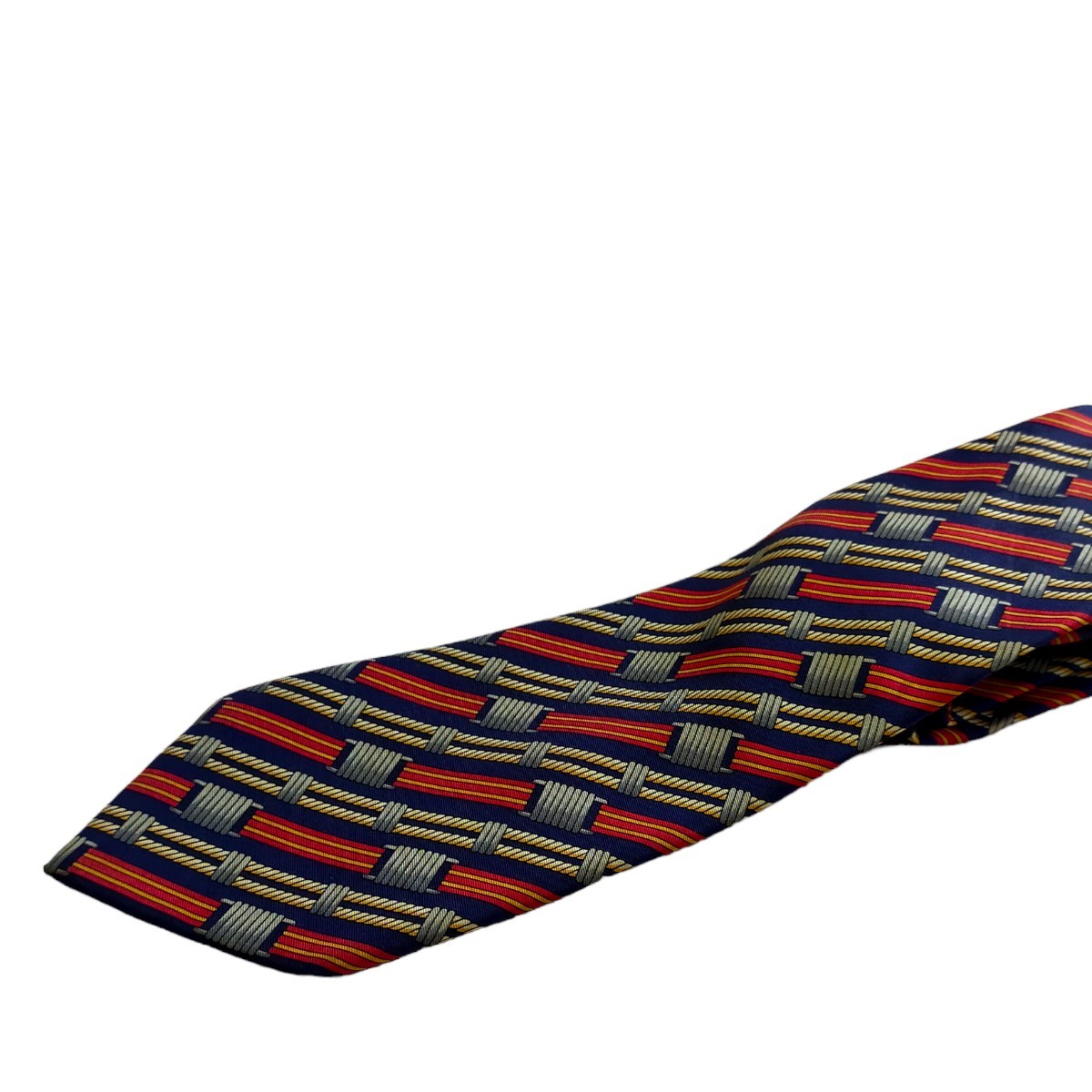 古着 セリーヌ ネクタイ ヴィンテージ 総柄 スペイン製拍卖