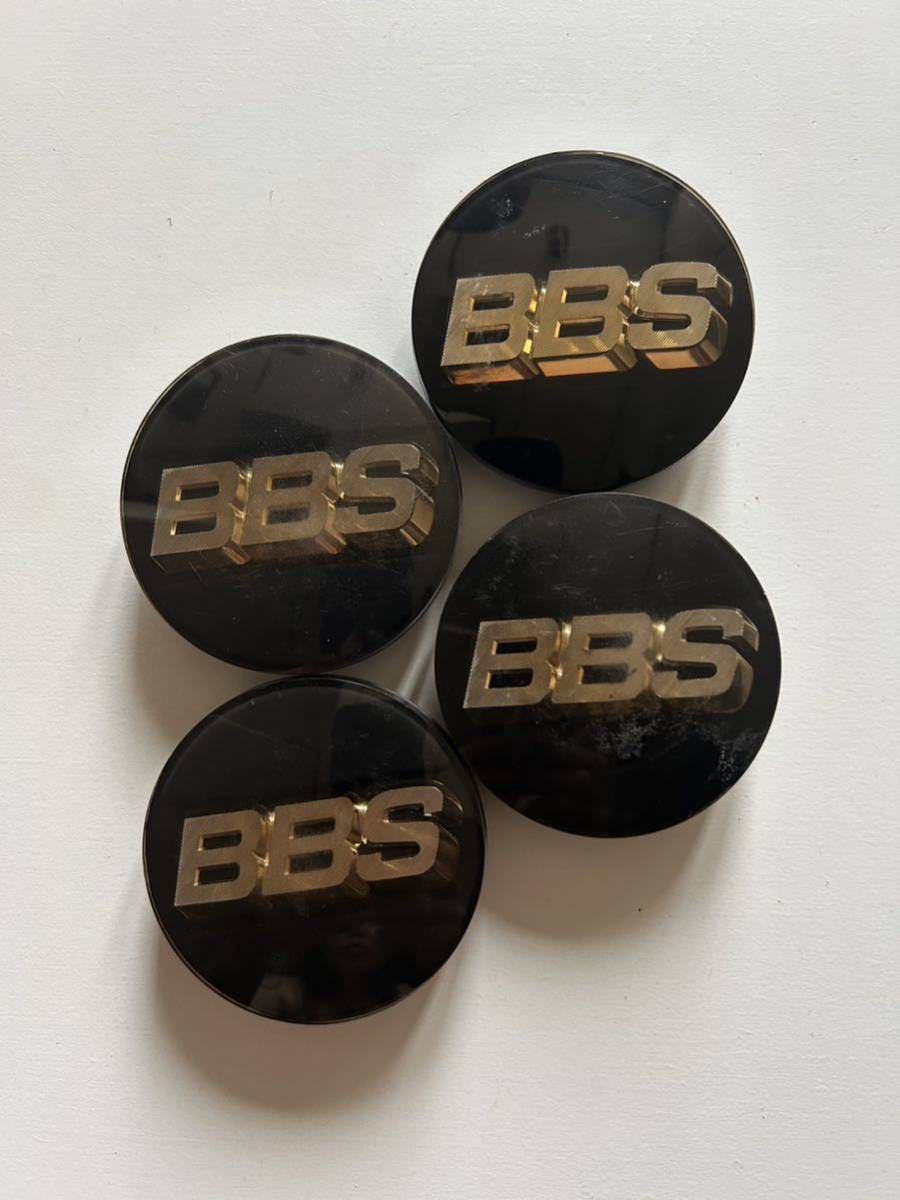 ≪69≫★純正品★BBS センターキャップ 70mm ブラック/ゴールド 4枚拍卖