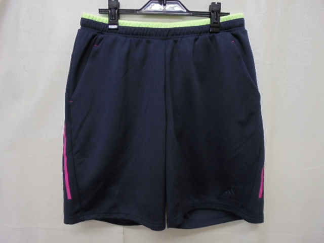 【KCM】Z-2adi-647-L★展示品★【adidas/アディダス】レディース TEAM ウォームアップ ハーフパンツ FTK61-DV0679 レジェンドインク L拍卖