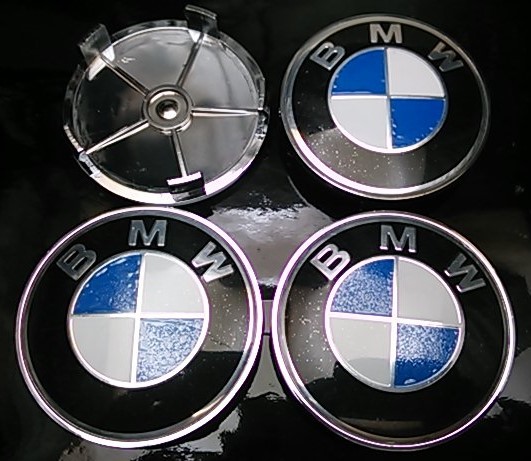 BMW 青白 68mm センターキャップ 4コ 5シリーズ 1シリーズ X1 7シリーズ X3 Z4 4シリーズ 2シリーズ M4 M3 X6 X2 ALPINA E46 E39 E36拍卖