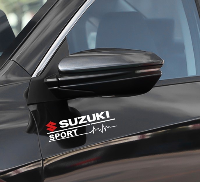 SUZUKI ドレスアップステッカー 白 アルト ワークス スペーシア ソリオ MRワゴン イグニス クロスビー パレット ジムニー ワゴンR エブリイ拍卖