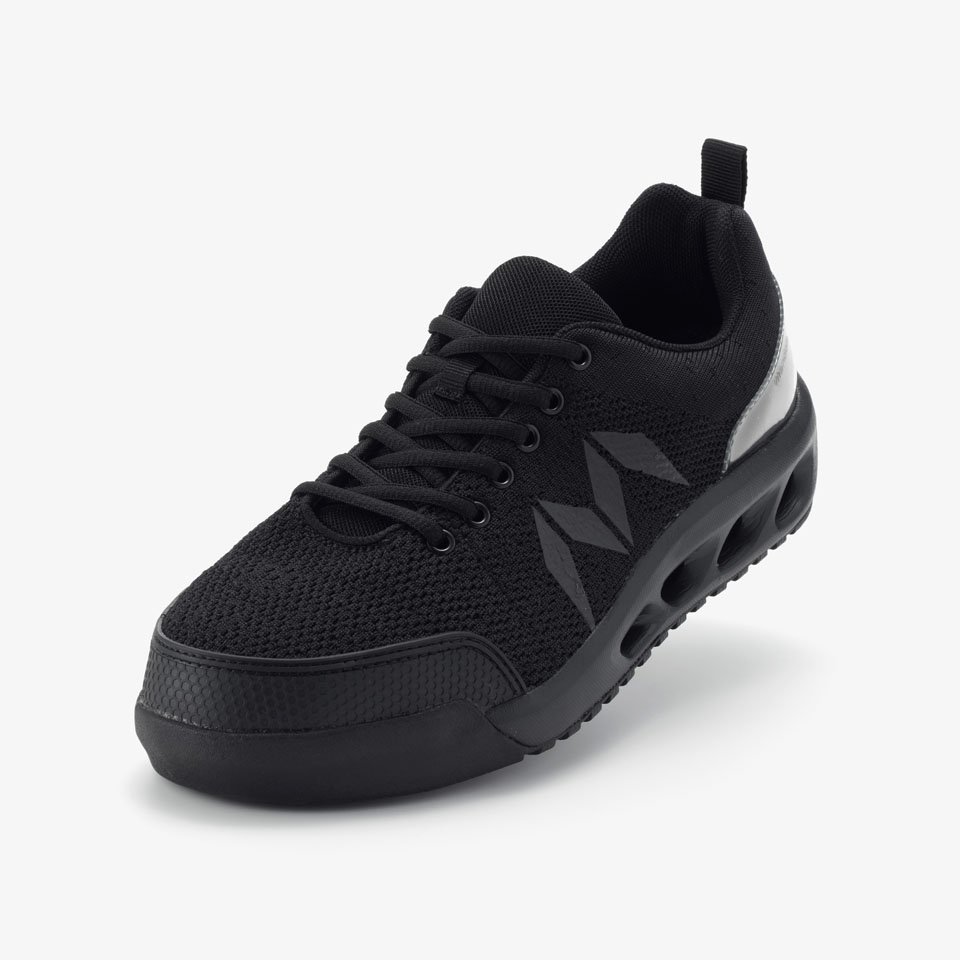 取り寄せ3~4日以内発送 JSAA認定 セーフティーシューズ (ブラック/28.0cm) 安全靴 ライディングシューズ 軽量 バイクシューズ メッシュ拍卖