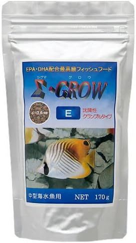 どじょう養殖研究所 ΣGROW シグマ グロウE 沈降性 クランブルタイプ 170g  中型熱帯魚用         拍卖