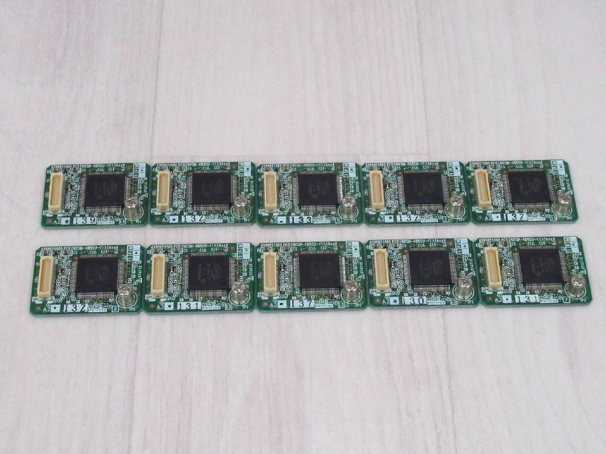 ・LE 0945) 保証有 13年製 NTT αNX-S/M 4IP局線増設ユニット NXSM-4BRSU-(1) 10枚組 ・祝10000!取引突破!拍卖