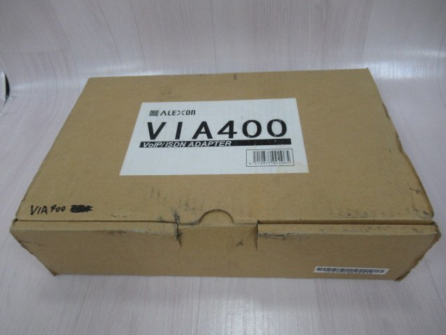 ZP3 13869※未使用品 アレクソン VIA400 VoIP ISDNアダプタ・祝10000!取引突破!!拍卖