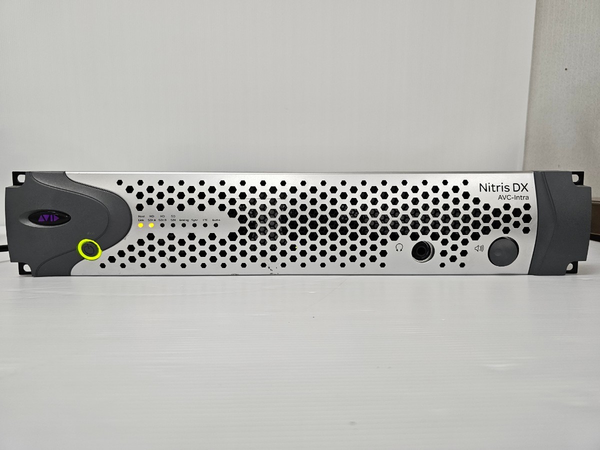 T-1【通電確認済み】AvidNitrisDX 7020-30008-xx 映像編集機器 編集システム オーディオインターフェース ジャンク品 電源コード欠品拍卖