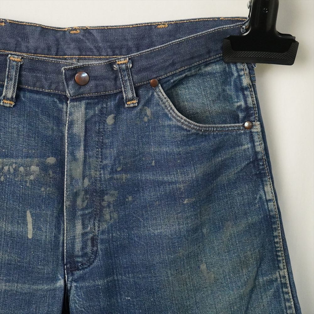 60s70s ビンテージ WRANGLER ラングラー 12MWZ スリムフィットジーンズ HUSKY 18 色落ち良拍卖
