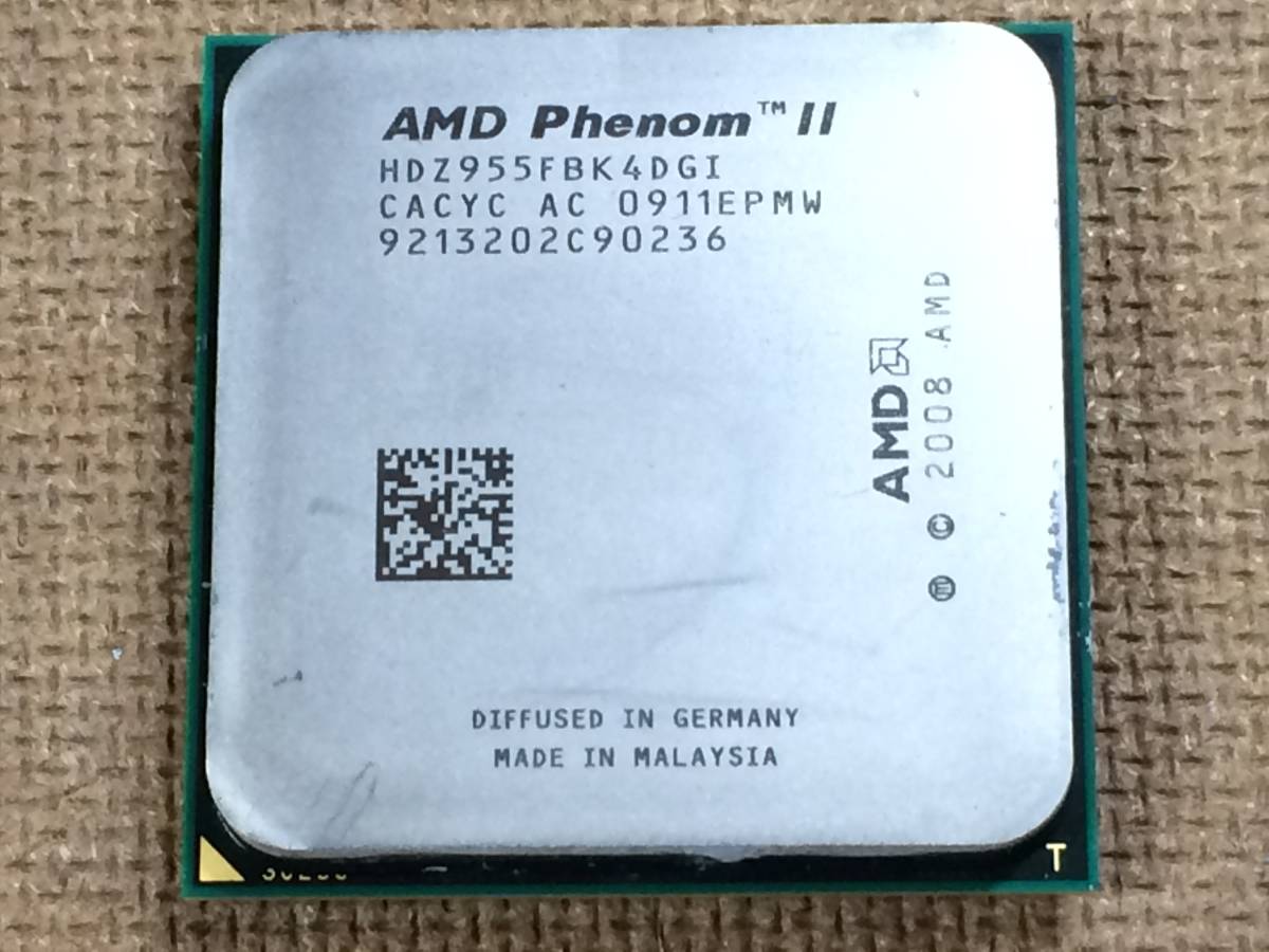 A10538)AMD Phenom II 3.2GHz HDZ955FBK4DGI 中古動作品拍卖