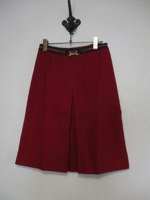 TRANSKONTINENTS トランスコンチネンツ 赤膝丈スカート(USED)92723拍卖