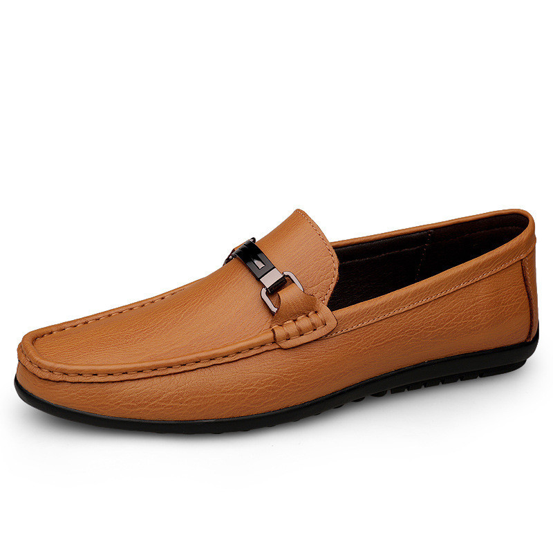 ローファー 新品/メンズ スリッポン 紳士靴 ドライビングシューズ カジュアル【6336】ブラウン【23.5cm-28cm選択】拍卖