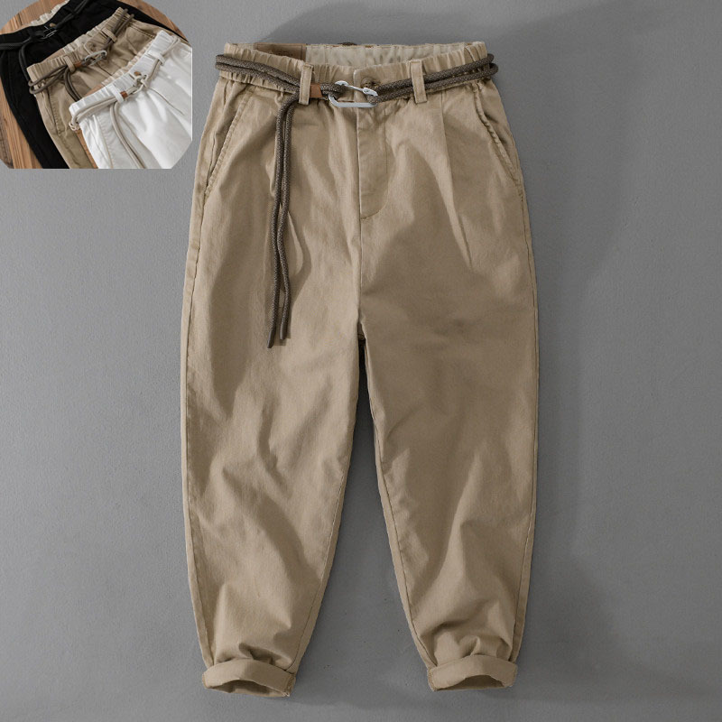 カーゴパンツ メンズ*新品 ワークパンツ ヴィンテージ ベルト付き カジュアル ボトムス 作業ズボン アウトドア【7616】カーキ W31拍卖