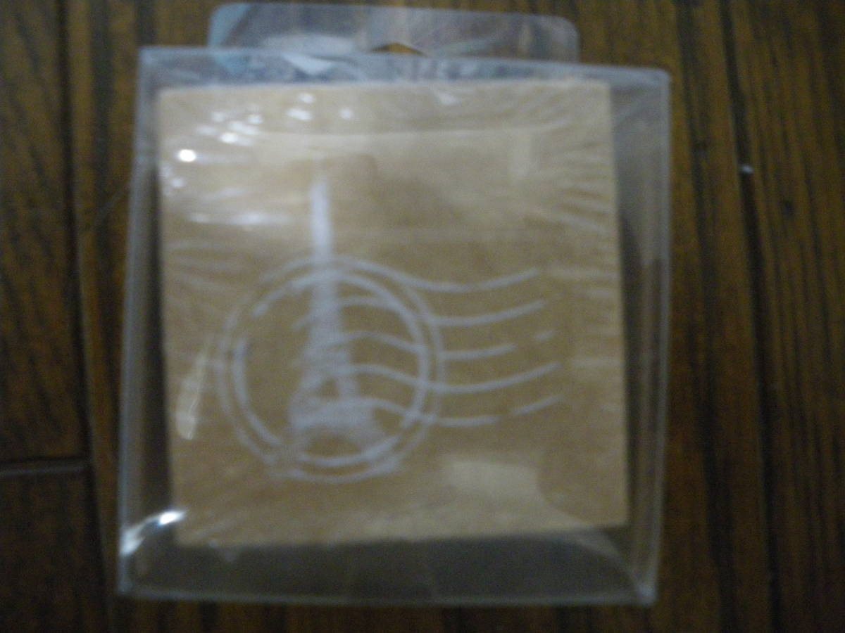 即決! LACE STUNP レーススタンプ エアメール柄 未使用 45mmx45mm 青のスタンプ台付 アルバムやダイアリーの装飾に!拍卖