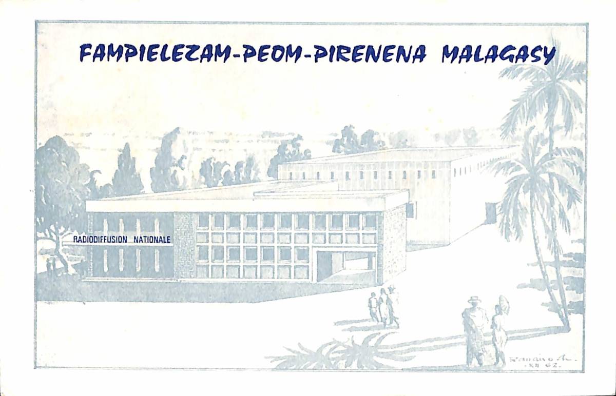 BCL★入手困難★ベリカード★ラジオ・マダガスカル★アフリカ★1968年拍卖