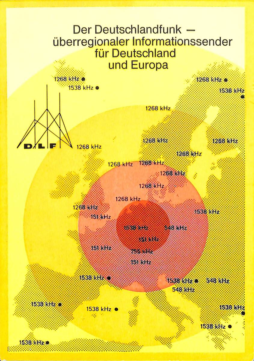 BCL★希少ベリカード★DLF・ドイツ公共放送+おまけ★TRIO★トリオ★HF・SSB・トランシーバー★TS-120S・120V取扱説明書付拍卖