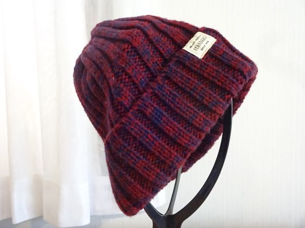 ■ STANDARD ■レディース・メンズ 編み込みニット帽 サイズ57cm〜59cm キャップ 帽子 美模様拍卖