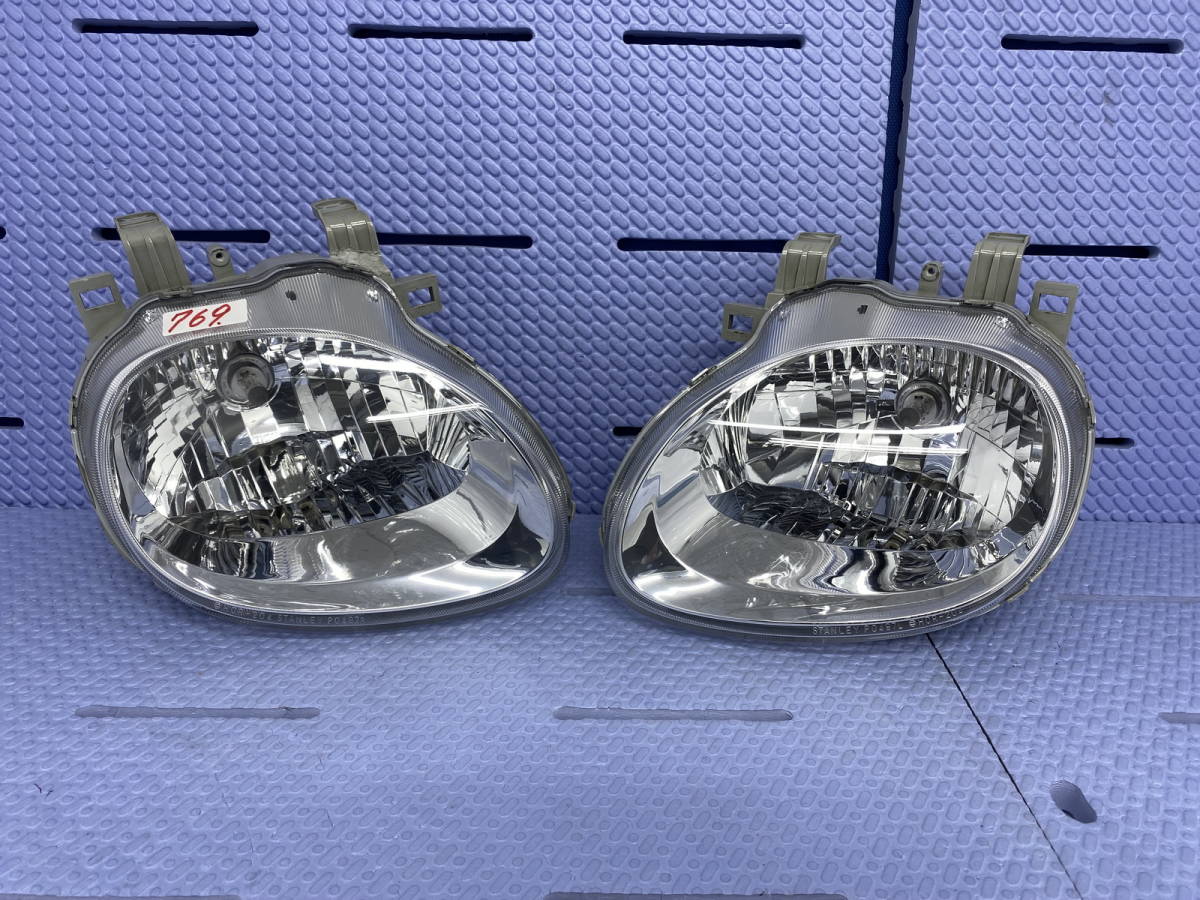 769★ トッポBJワイド H43A H48A * コーティング済 * 左右 ヘッドランプ P0497 左 右 ヘッドライト拍卖