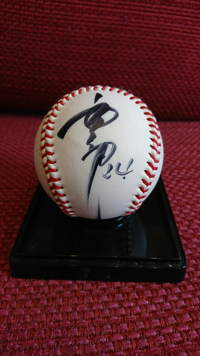 激レア 読売 ジャイアンツ 巨人 高橋由伸 直筆 サイン ボール 非売品 球団公式 投げ込み 投げ入れ拍卖