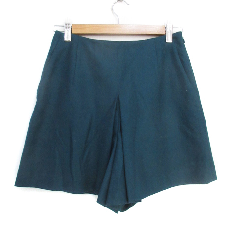 ボールジー BALLSEY トゥモローランド キュロット ショートパンツ 短パン ウール 無地 36 エメラルドグリーン /FF44 レディース拍卖