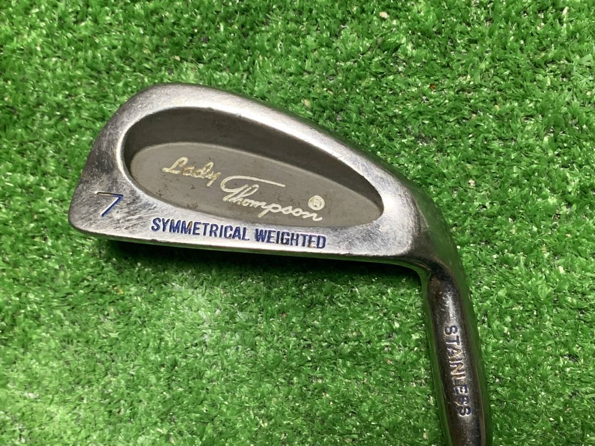 中古 単品ウェッジ レディース STAN THOMPSON スタン トンプソン 7番アイアン 純正カーボン Flex不明 AI-0261拍卖