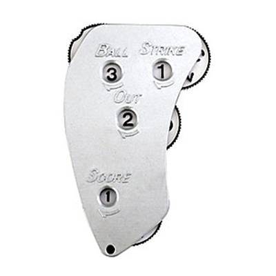 インジケーター/送料込み/エバニュー/アルミ/ゲージ/野球/ソフトボール/審判/カウント/1485円即決拍卖