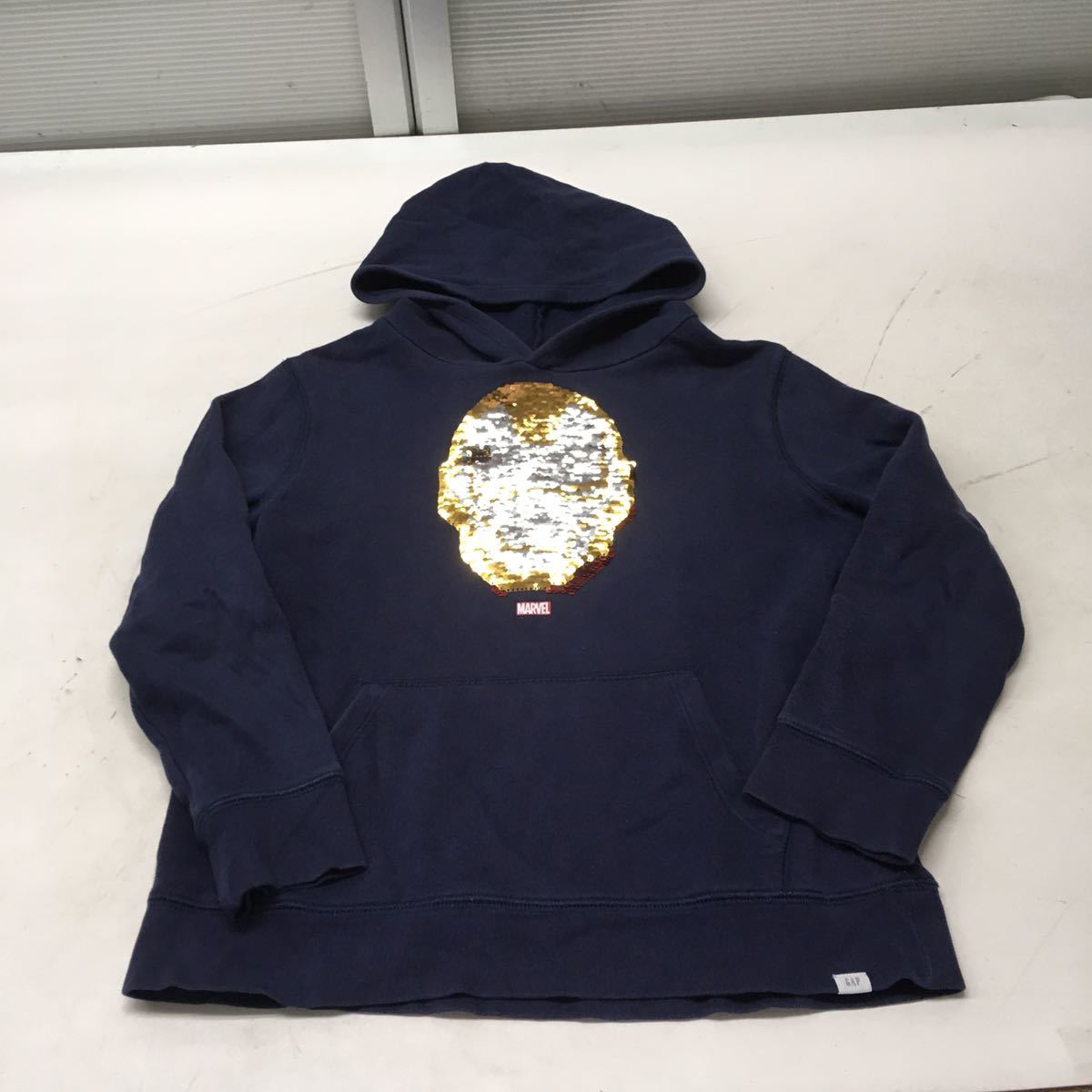 送料無料★gap MARVEL ギャップ×マーベル★スウェットパーカー スウェットトレーナー★子供 キッズ Lサイズ★140★10-11 #50911sj109拍卖