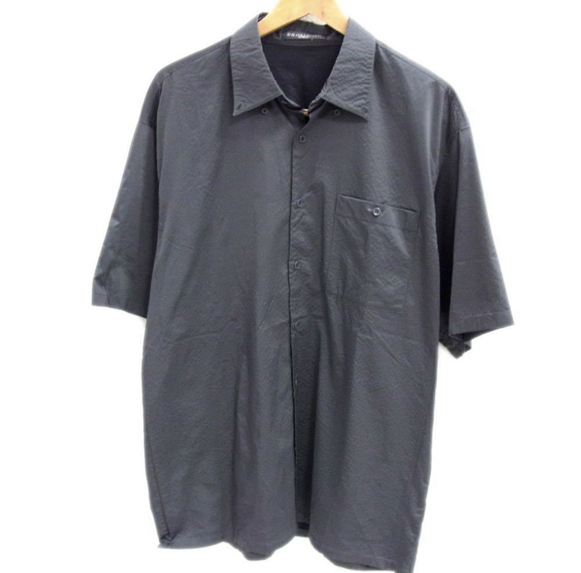 美品●RAIKA ライカ オーバーシャツ 半袖 メンズ 50 XL相当拍卖