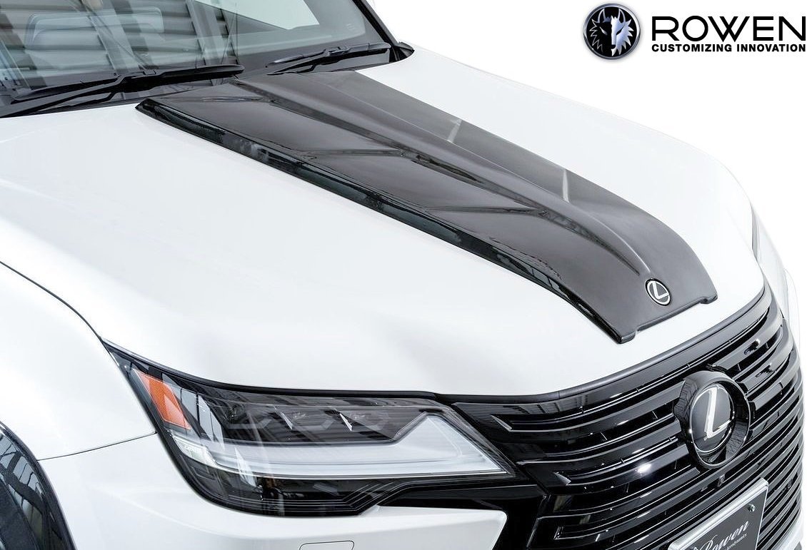 【M’s】 レクサス LX600 VJA310 前期 2022y- ROWEN ボンネットフードカバー カーボン ロエン ロウェン エアロ パーツ 部品 外装 1L014B00拍卖