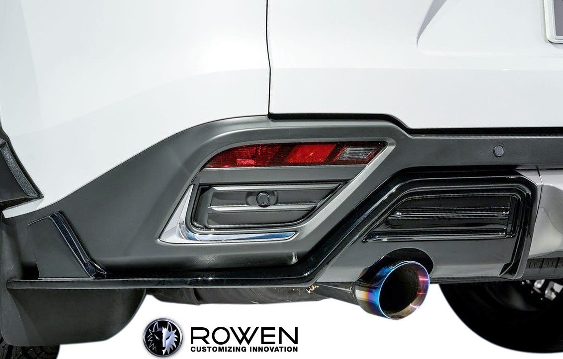 【M’s】 レクサス LX600 VJA310 前期 (2022y-) ROWEN マフラーカッター (チタン) ロエン ロウェン エアロ パーツ エンドブルー 01L014Z01拍卖