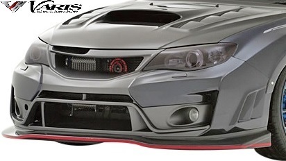 【M's】スバル インプレッサ WRX STI GVB (2007y-2014y) VARIS Ultimate フロントバンパー Ver.2 バリス FRP+CARBON エアロ VASU-151拍卖