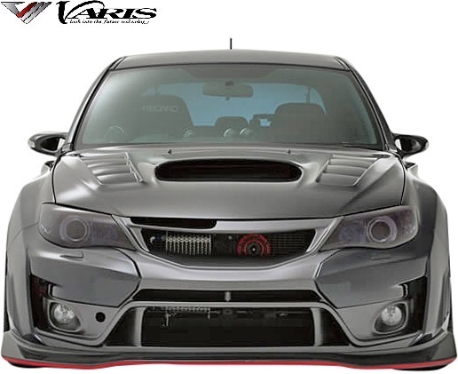 【M's】SUBARU IMPREZA WRX STI GVB (2007y-2014y) VARIS Ultimate フロントバンパー Ver.2 バリス FRP+CARBON エアロ パーツ VASU-151拍卖