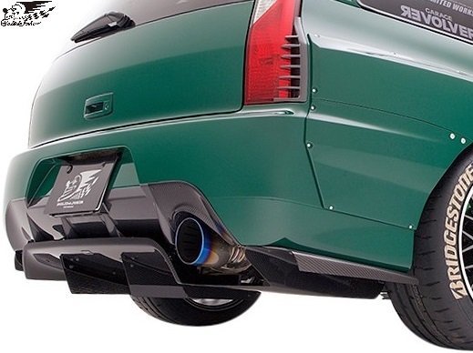 【M’s】 EVO9 ランサーエボリューション ワゴン GH-CT9W VARIS リアディフューザー バリス カーボン エアロ パーツ ランエボ9 VAMI-097W拍卖