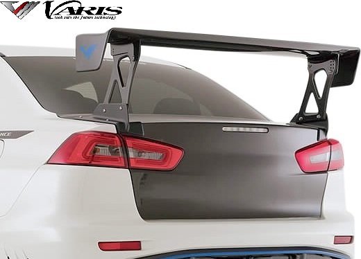 【M’s】三菱 ランサーエボリューション10 (CZ4A) VARIS GTウイング 1430mm (14 Ver.Ultimate) ALLカーボン バリス エアロ VGW03-143HB1-AC拍卖
