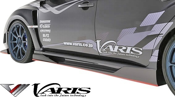 【M's】SUBARU IMPREZA WRX STI GVB (2007y-2014y) VARIS Ultimate サイドスカート Ver.2 バリス FRP+CARBON エアロ パーツ VASU-155拍卖