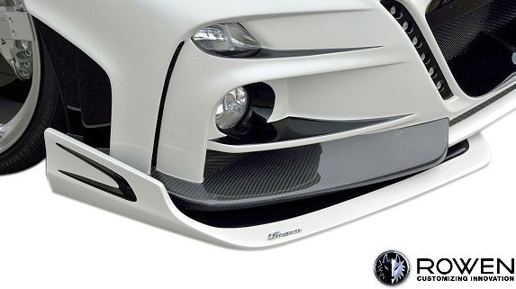 【M’s】 86 ZN6 前期 (2012.4-2016.07) ROWEN フロントバンパーエクステンション 左右 FRP ロェン ロウェン エアロ パーツ 外観 6AM003拍卖