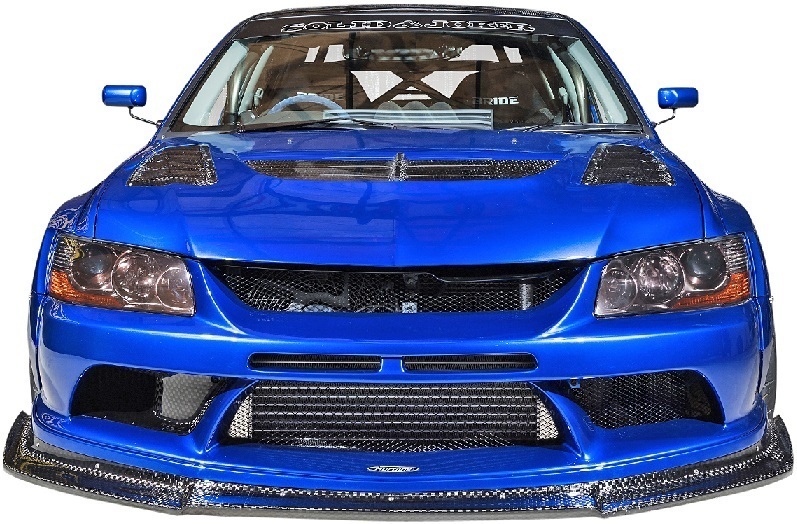 【M's】三菱 EVO9 ランサーエボリューション9 (2005y-2007y) VARIS Solid Joker フロントバンパー+フロントリップ 3P FRP HAM-004F バリス拍卖