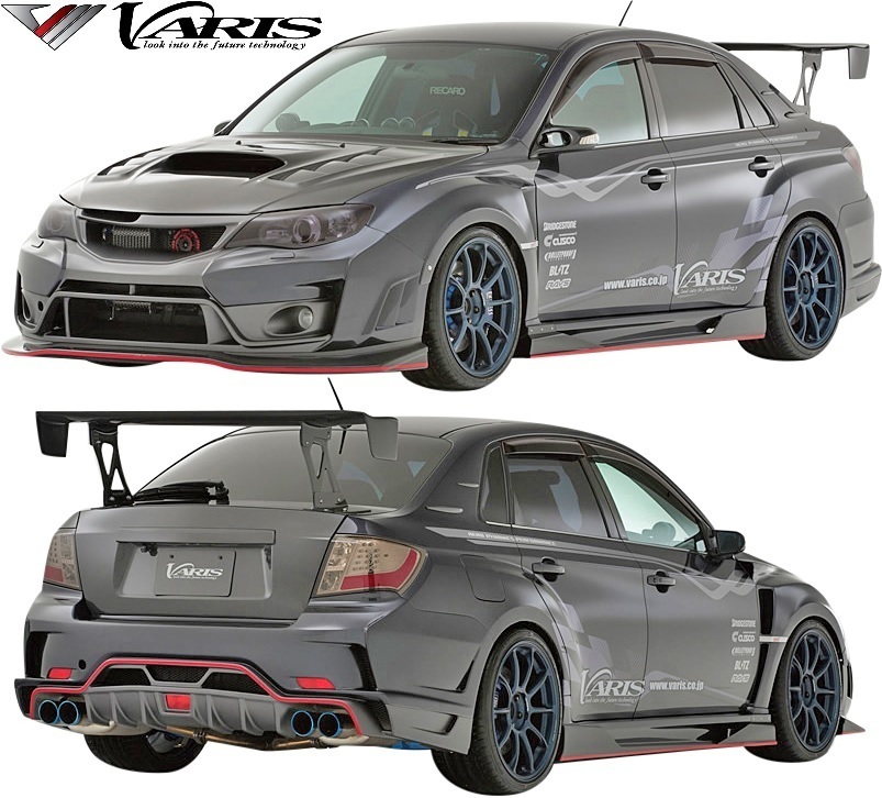 【M's】SUBARU インプレッサ WRX STI GVB (2007y-2014y) VARIS Ultimate エアロキット 4P バリス CARBON+一部FRP エアロ パーツ 外装拍卖