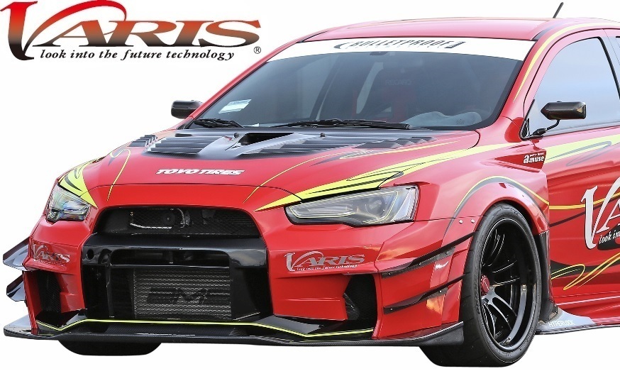 【M's】ミツビシ ランエボX CZ4A (2007y-2015y) VARIS フロントフェンダーキット 4PCS バリス エアロ EVO EVO10 エボ エボ10 VAMI-236拍卖