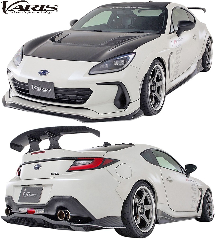 【M’s】SUBARU BRZ ZD8 前期 (2021y-) VARIS ARISING-I フルエアロ 3点 バリス CARBON カーボン エアロ パーツ セット 新型 ZC8 3P拍卖