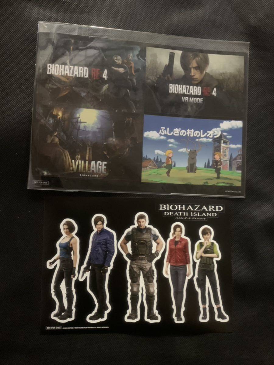 東京ゲームショウ バイオハザード ステッカー 2種類 試遊 ノベルティ 配布品 非売品拍卖