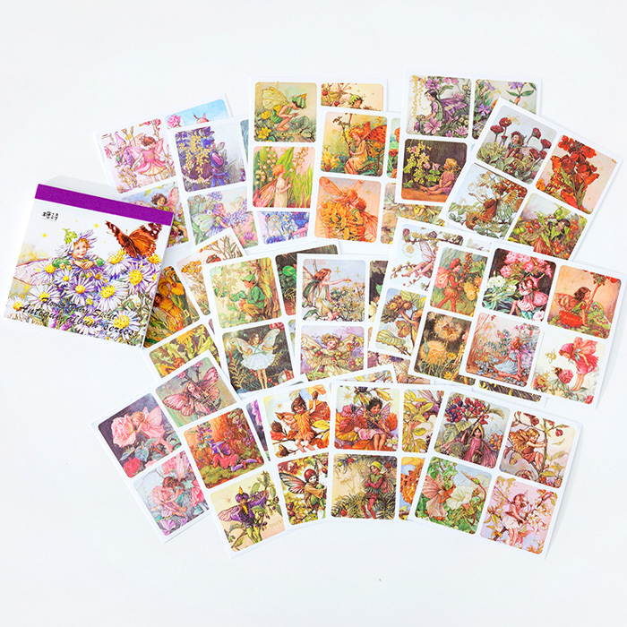 80枚ブック シール アンティーク ビンテージ デコステッカー アンティーク調 コラージュ レトロ 0792-4拍卖