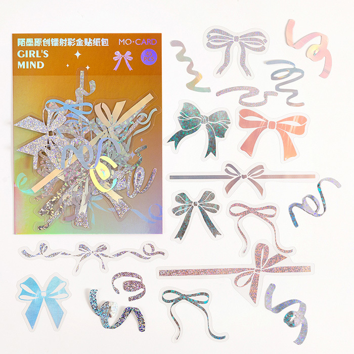 45枚 シール キラキラ おしゃれ アンティーク ビンテージ デコステッカー アンティーク調 コラージュ レトロ 0733-5拍卖